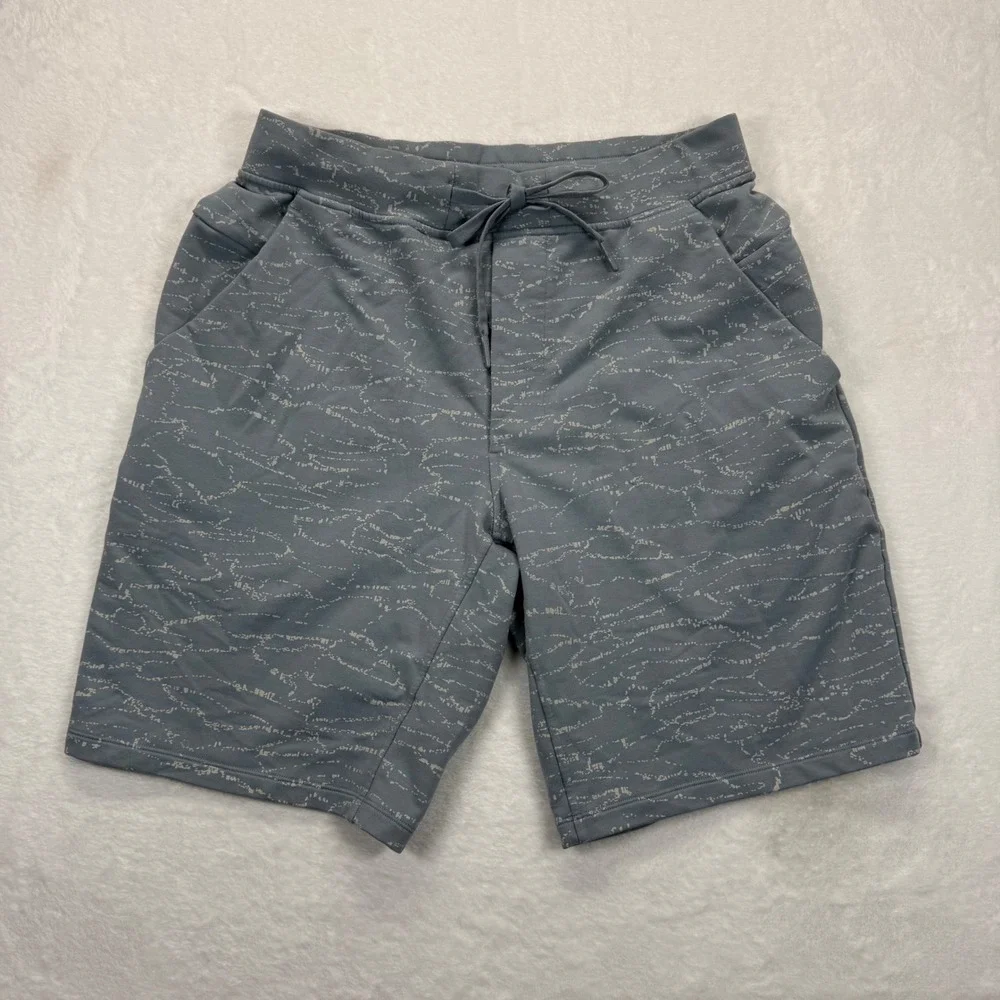 Lululemon M Athletic Shorts Drawstring Lightweight Casual‎ Activewear Gray